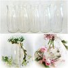 12x Dekoflaschen Vase Glasflaschen H14cm Glasfläschchen Tischvasen Väschen Vasen