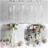 12 x Dekoflaschen Glasflaschen 16cm Glasfläschchen Tischvasen Vasen Vase Väschen
