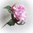 Künstliche Hortensie " melange rosa "mit Stiel 27 cm- Kunstblume Hochzeit Deko Basteln