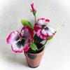 Stiefmütterchen i.Topf H 17 pink Kunstblume Kunstpflanze künstliche Blumen Blume