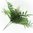 künstlicher Farn 25 cm - ohne Topf - Palme Kunstpflanzen Kunstpflanze Farnbusch