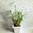 Kunstblumen Schneeglöckchen H 32 cm- künstliche Blume im Topf weiß Kunstpflanzen