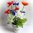 Wiesenblumen Strauß i Topf 35 cm Kunstblume künstliche Kornblume Mohn Schafgarbe