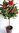 Rosenbaum Rose rot 55 cm - mit Topf  Kunstbaum künstlicher Baum Dekobaum Blüten Kunstpflanze