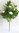 Rosenbaum weiß 53cm Kunstbaum künstlicher Baum Dekobaum Blüten Kunstpflanze Rose