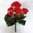 Geranie 25cm rot ohne Topf - künstliche Blumen Kunstpflanzen Kunstblume