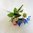 1 x Pick Strauß künstliche Edelweiß Enzian Alpenrose Kunstblume Wiesen Berg Alpen